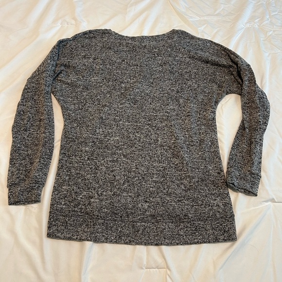 WHBM Grey Zipper Sweater - Picture 5 of 5